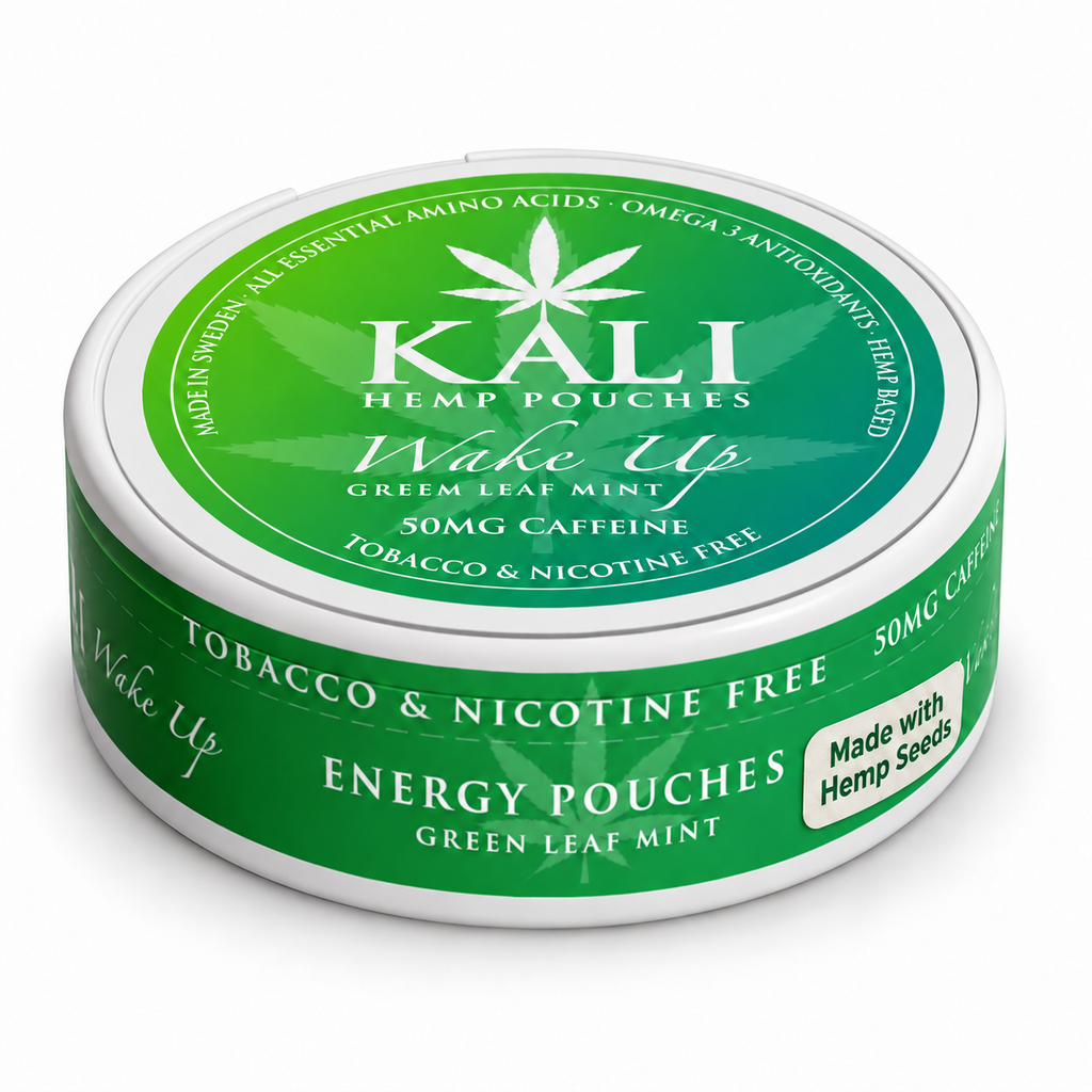 KALI Wake Up – GREEN LEAF MINT Energy Pouches | 50 mg/pouch